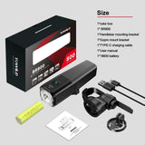 TOWILD BR800 800 lumens bicycle headlight glare flashlight USB charging headlight mountain bike riding equipment - Pogo Cycles