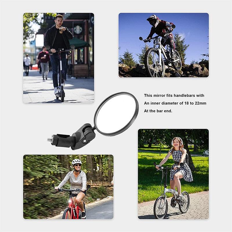 Universal Bicycle Rear view Adjustable Mirror - Pogo Cycles