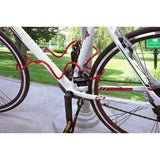 V-Master Lock Three Piece Cable Lock Set Steel 1.8 m x 8 mm 8127EURTRI - Pogo Cycles available in cycle to work