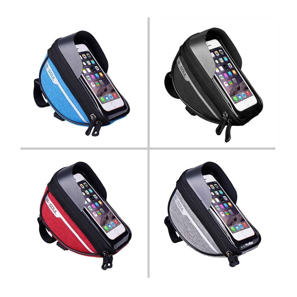 Waterproof Bicycle Bag Frame Front Top Tube Bike Bag Handlebar Mtb Touch Screen Cycling Bag Phone Holder Bicycle Accessories - Pogo Cycles