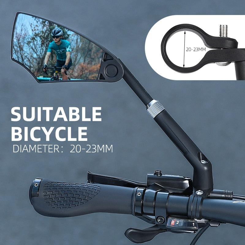 WEST BIKING Anti-Glare Bicycle Mirror Handlebar Rear View - Pogo Cycles