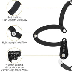WEST BIKING Bike Foldable Password Lock - Pogo Cycles
