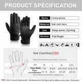 Winter Touch Screen Warm Waterproof Cycling Gloves For Outdoor Windproof Riding - Pogo Cycles available in cycle to work