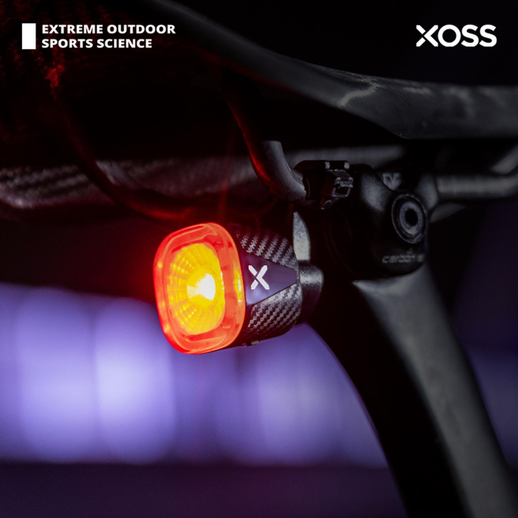 XOSS XR01 Smart Tail Light Auto Brake Sensing Bicycle Rear Light LED Charging Waterproof Cycling Taillight Bike Accessories - Pogo Cycles